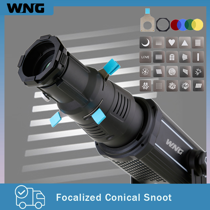 Photography Lighting Bag - Bowens Mount Projection Snoot with Gobo