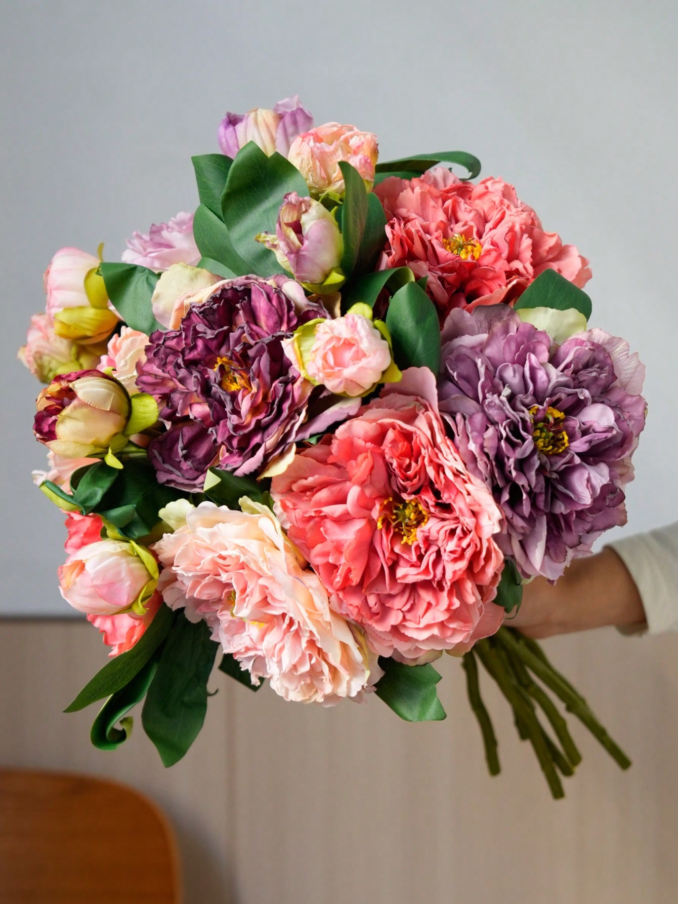 Photography Artificial Lighting - 1PC Light Luxury Simulation 2 Peonies