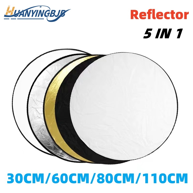 Photography Lighting Reflector - HUANYINGBJB Portable 5 in 1 Photography