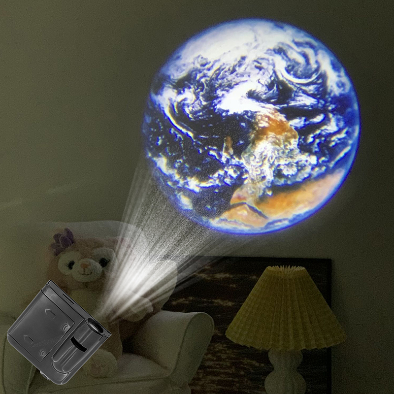 Photography Lighting And Background - Aurora Moon Galaxy Projection Lamp Creative