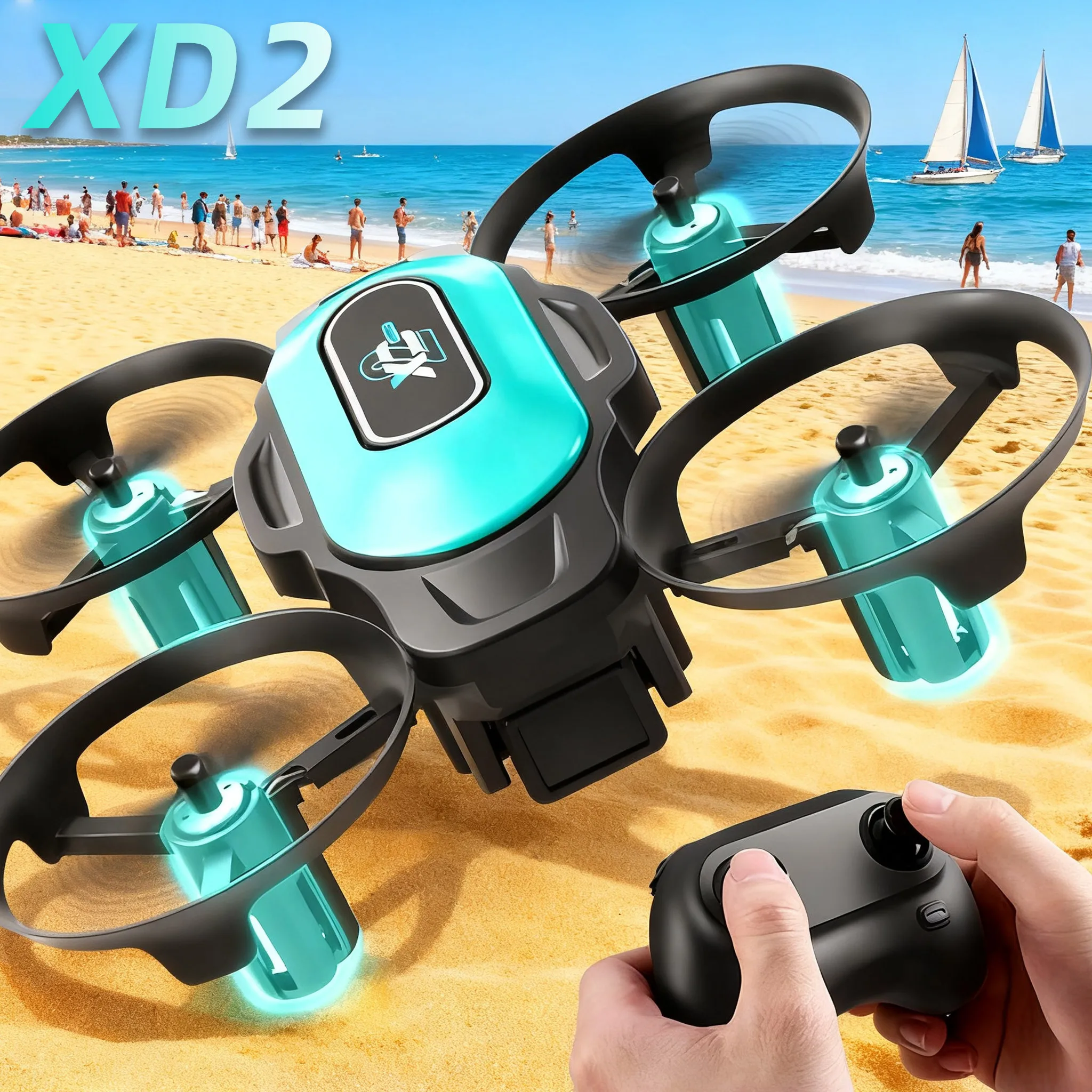 Photography Lighting Products - XD2 Mini Drone, 360° Stunt Flips,