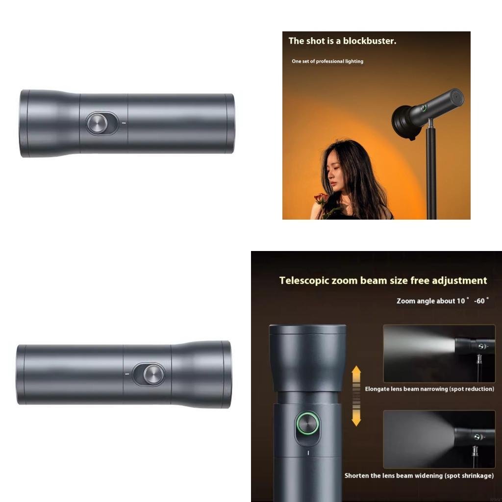 Photography Mobile Lighting - Rechargeable 10W Focusable Video Light Focusable