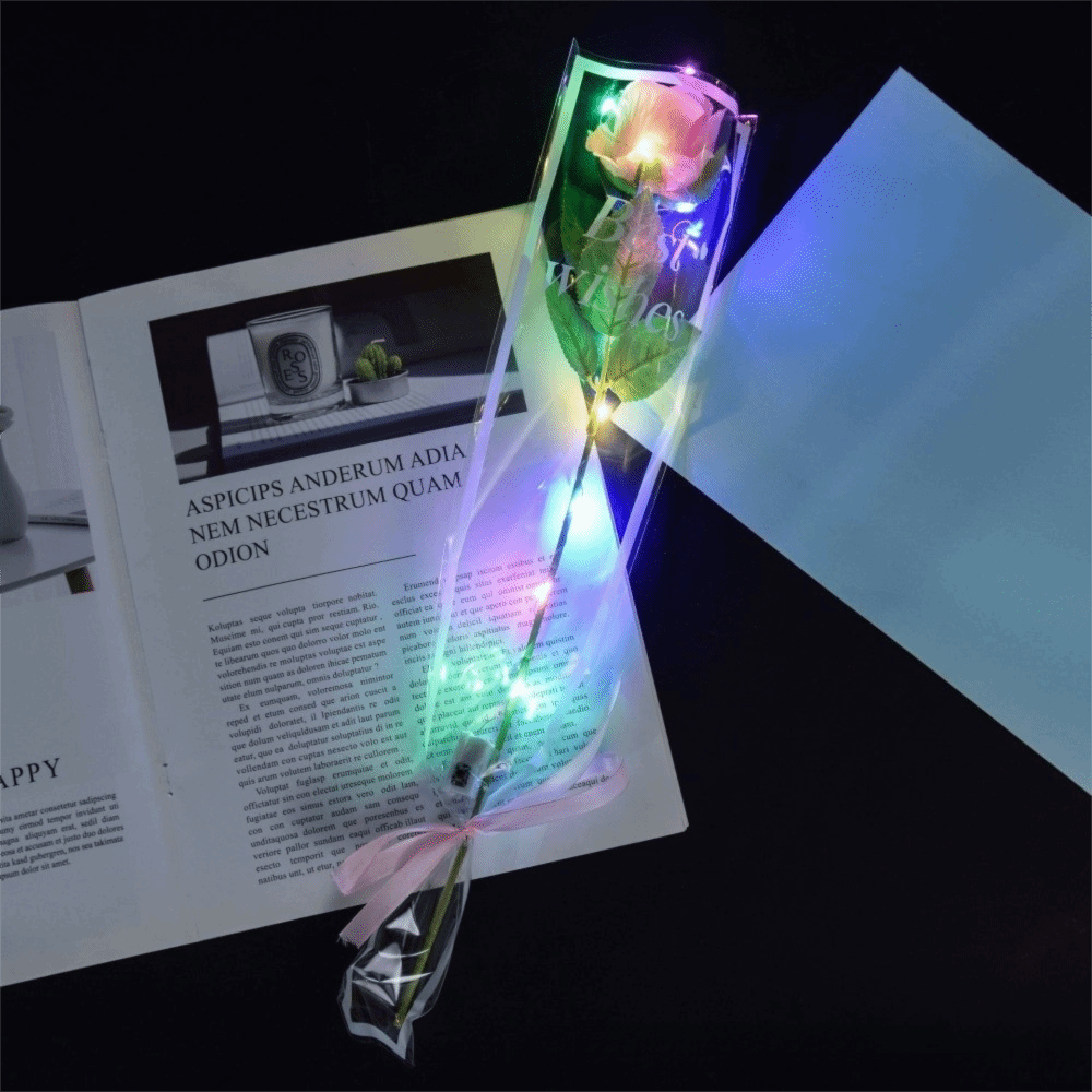 Photography Artificial Lighting - Glowing Artificial Rose Flower LED Lights