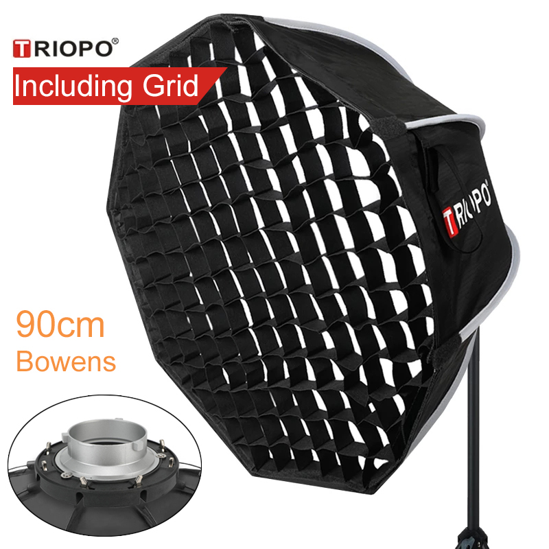 Photography Lighting And Background - Triopo 90cm Photo Portable Bowens Mount