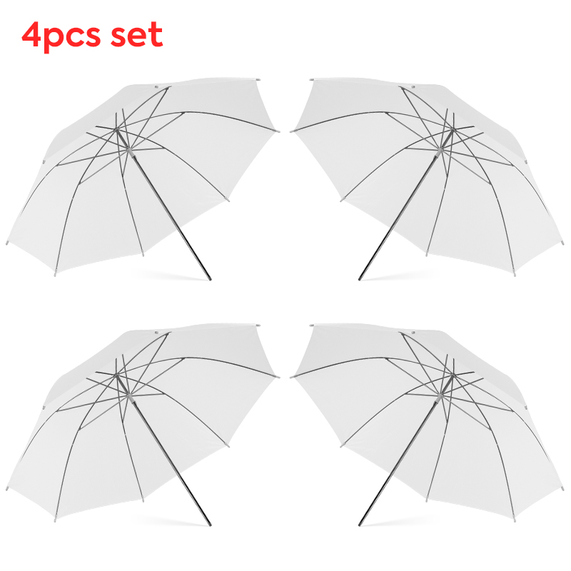 Photography Lighting Set - 76 * 80cm X4 Transparent White