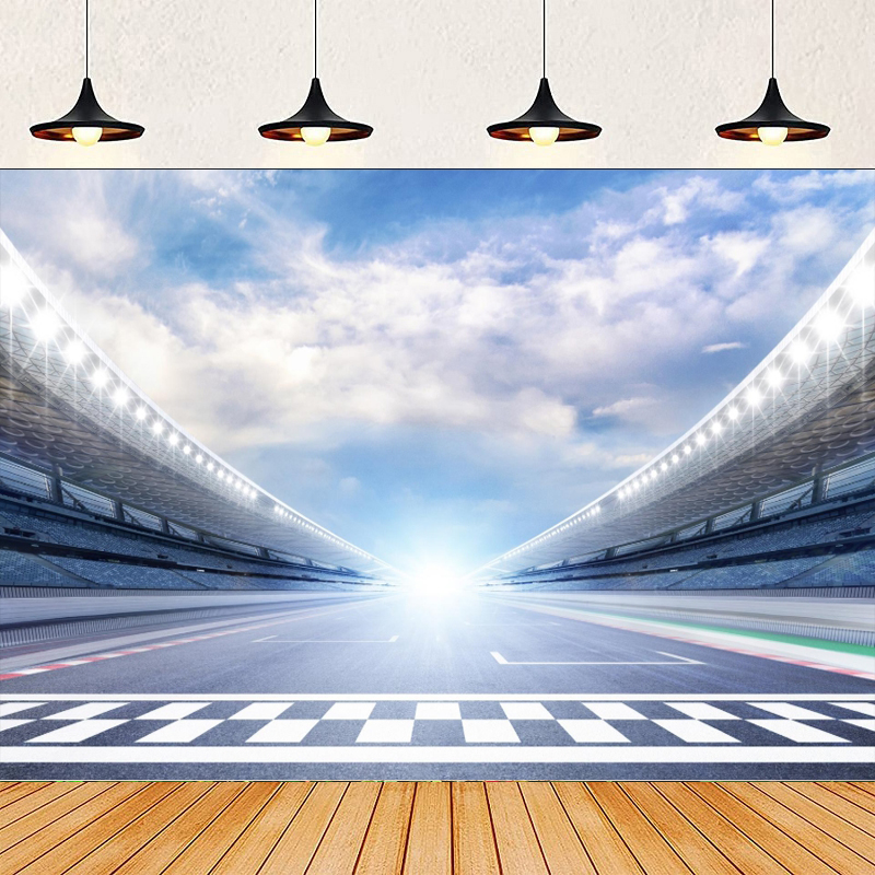 Photography Lighting And Background - Racing Car Photography Backdrop Finish Line