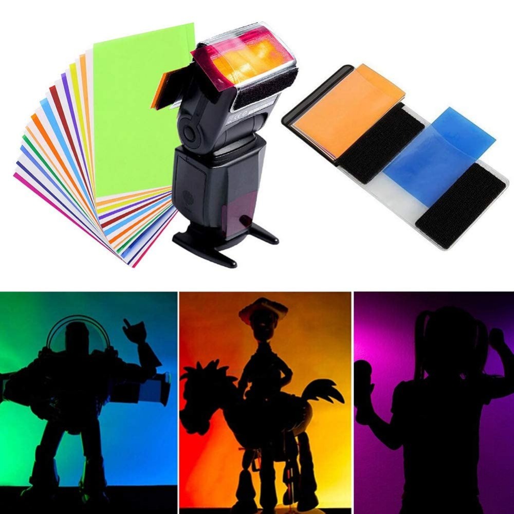 Photography Lighting Product - 12 Colors Camera Flash Gels Lighting