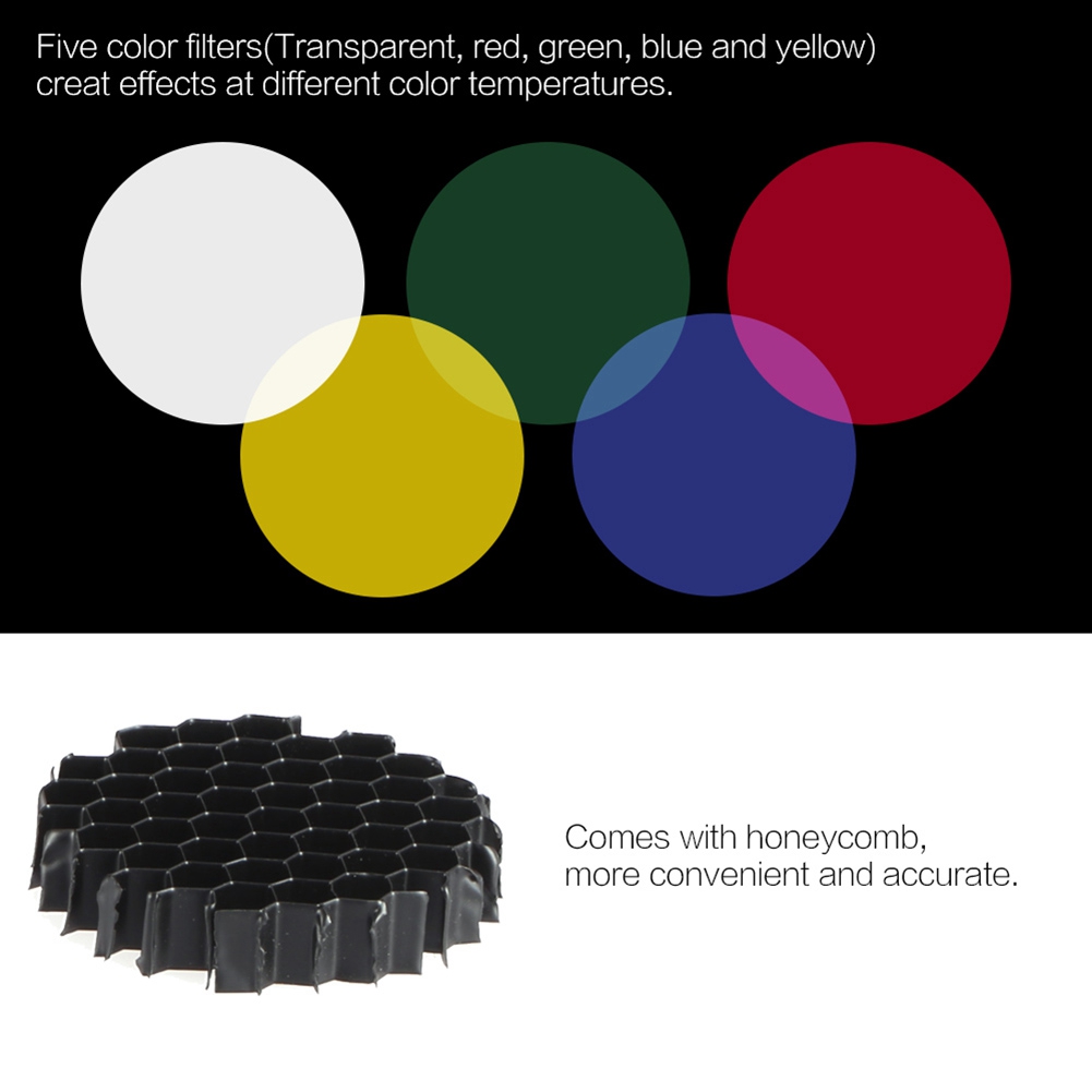 Honeycomb Grid Filter - Conical Snoot With Honeycomb Grid 5Pcs