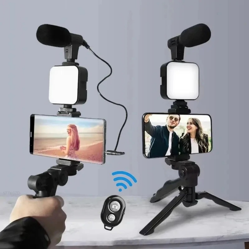Iris Photography Led Lighting Pack - Smartphone Vlogging Kit With Tripod Phone