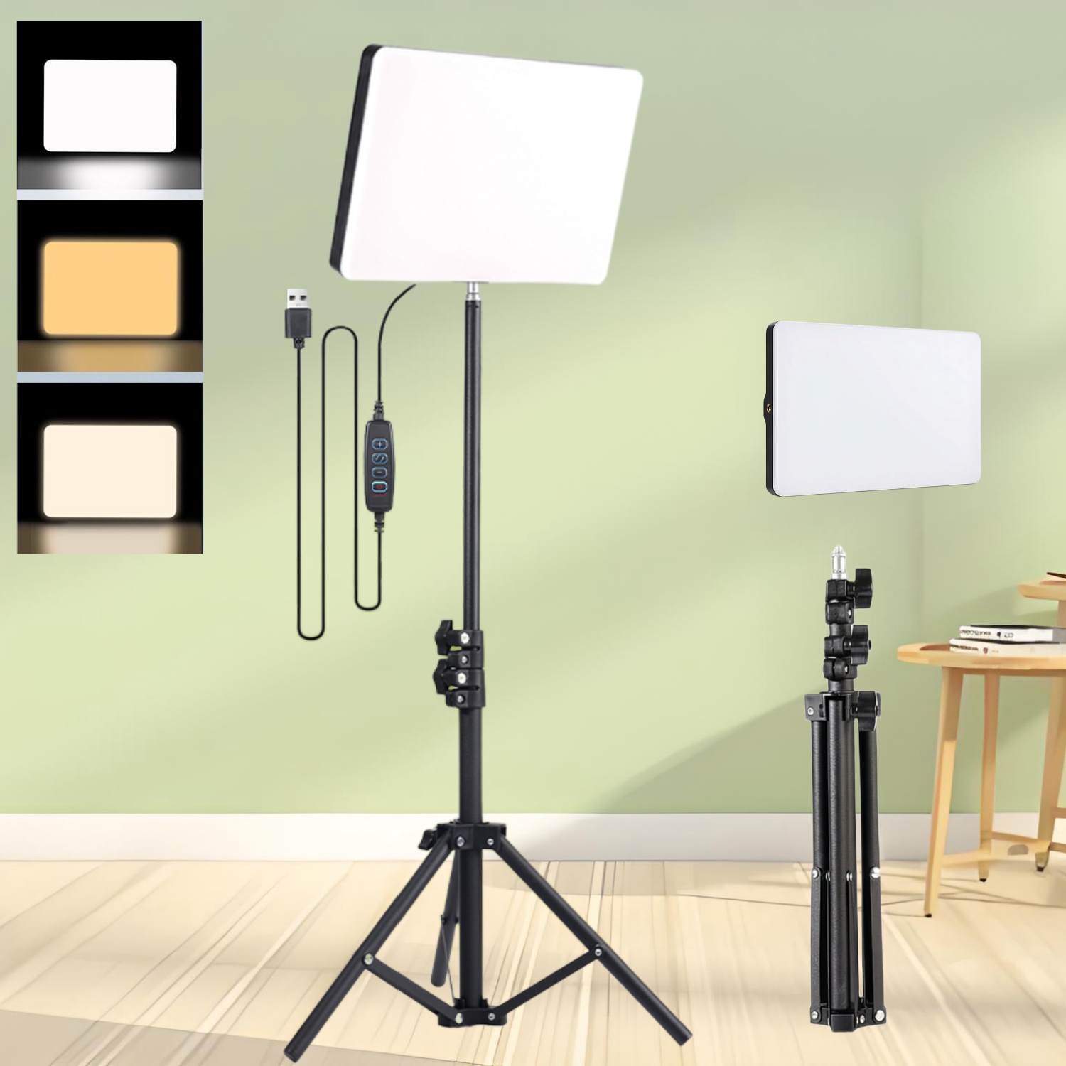 Photography Lighting Product - Live Streaming Ring Light Set: 10-Inch