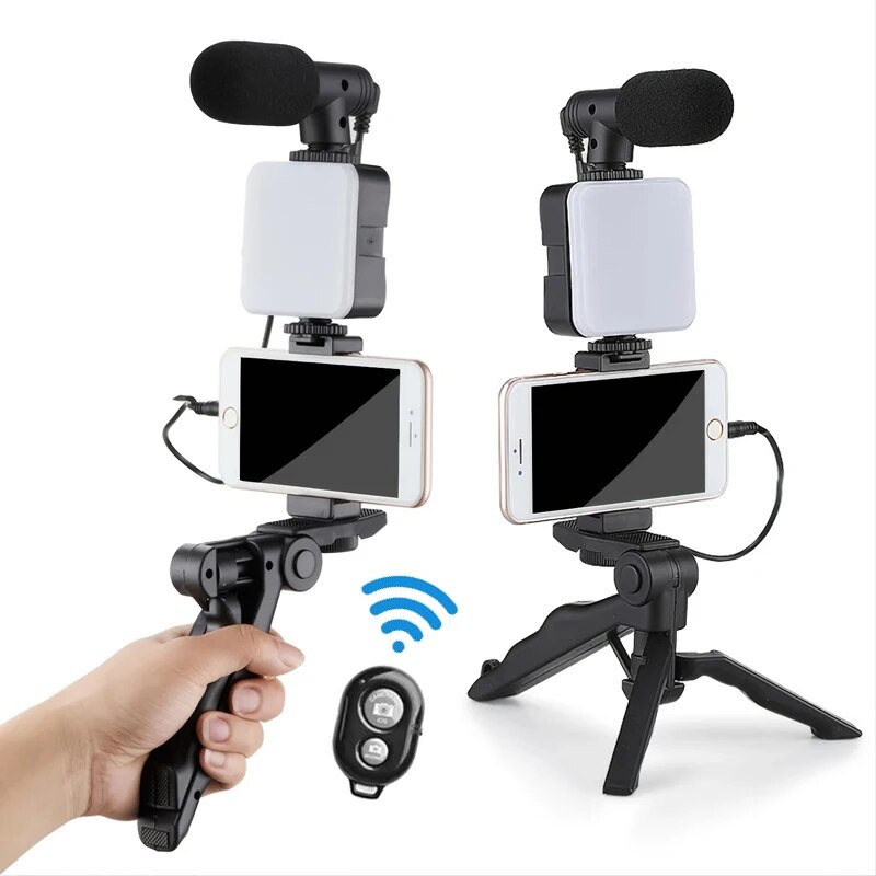 Iris Photography Led Lighting Pack - Smartphone Vlogging Kit With Tripod Phone