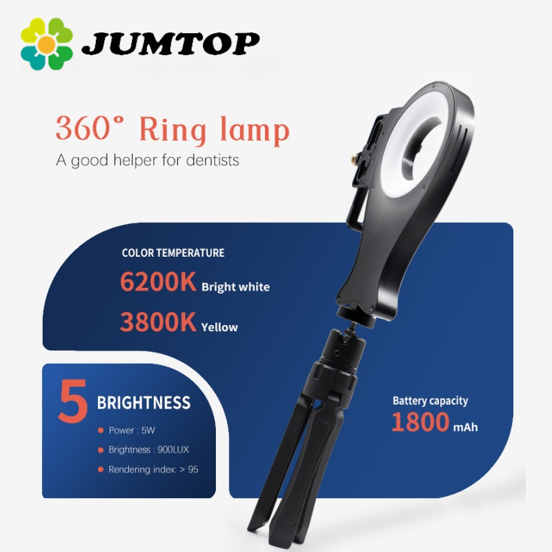 Photography Lighting Portable - JUMTOP Portable Dental Photography Oral Filling