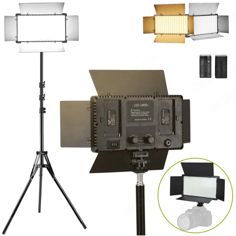 Iris Photography Led Lighting Pack - U800 U600 LED Photo Studio Video