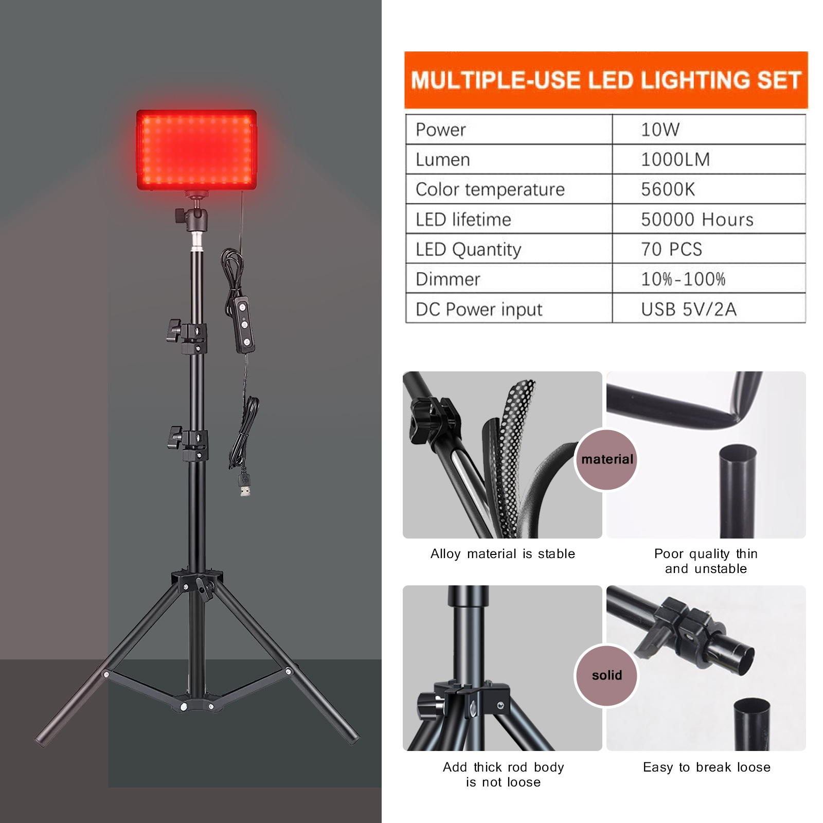LED Photography Video Light Pa - Iris Photography Led Lighting Pack ulasan dan harga
