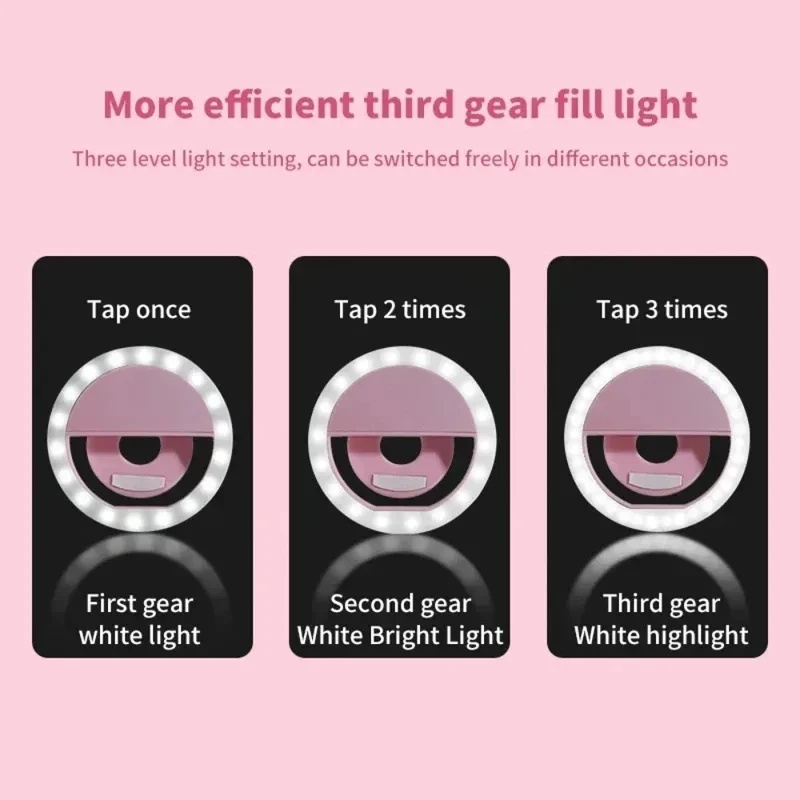 1-4pcs LED Selfie Ring Fill Li - Photography Lighting Products ulasan dan harga