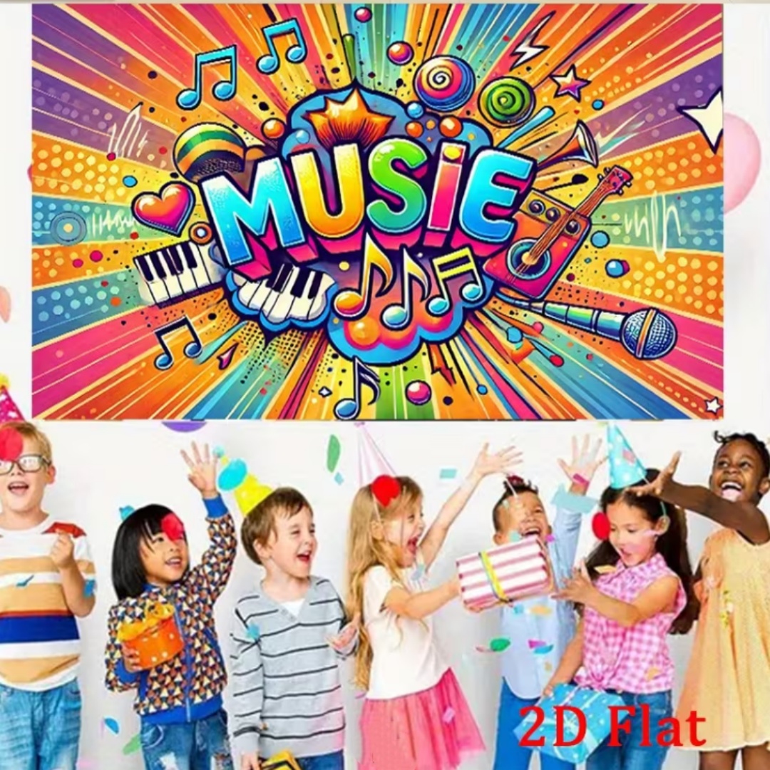 Vibrant Music Theme Glitter Pa - Photography Lighting And Background ulasan dan harga
