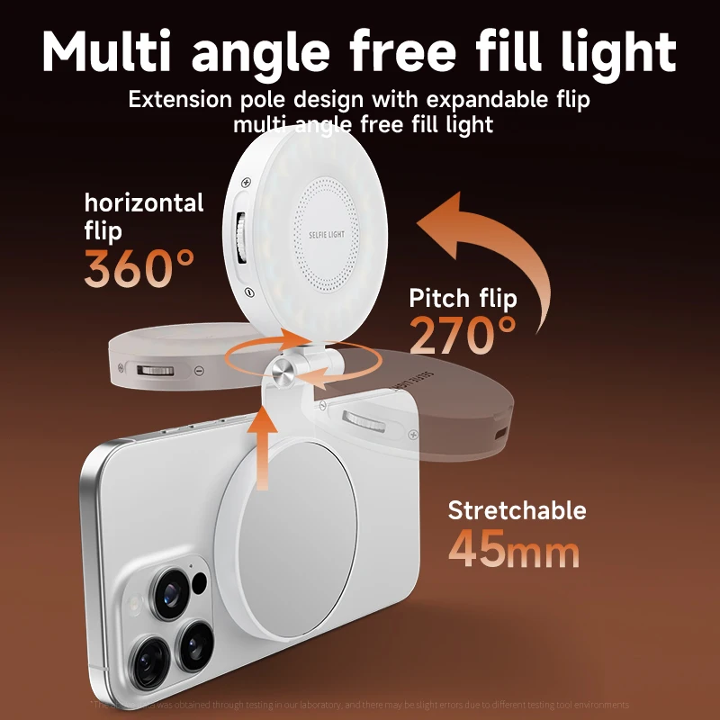LED Selfie Fill Light for Mags - Photography Lighting Product ulasan dan harga