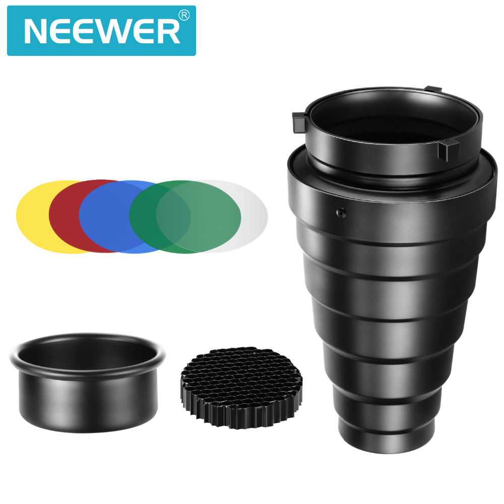 Neewer Medium Aluminium Alloy  - Honeycomb Grid Filter ulasan dan harga