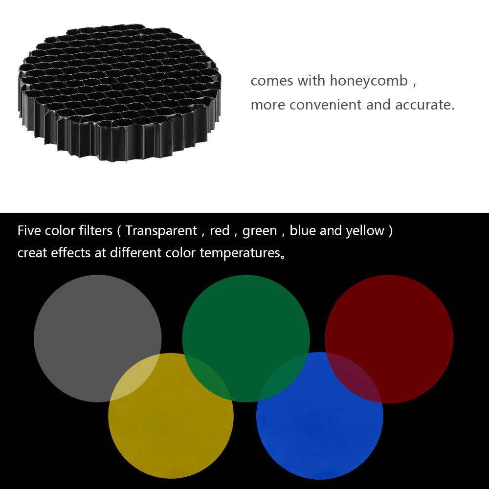 Neewer Medium Aluminium Alloy  - Honeycomb Grid Filter ulasan dan harga