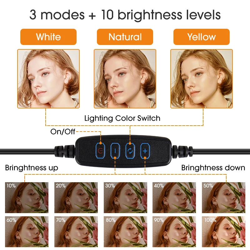 LED Round Lamps Dimmable Ring  - Photography Lighting Set ulasan dan harga