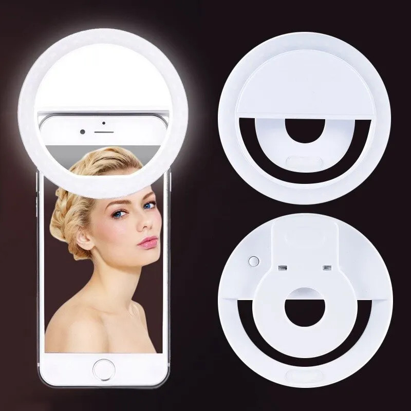 USB Rechargeable LED Selfie Ri - Photography Lighting Product ulasan dan harga