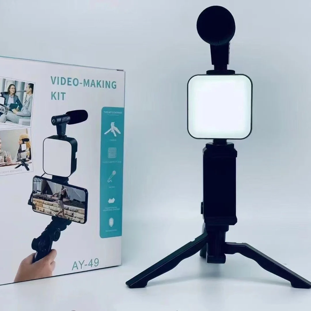 Smartphone Vlogging Kit With T - Iris Photography Led Lighting Pack ulasan dan harga