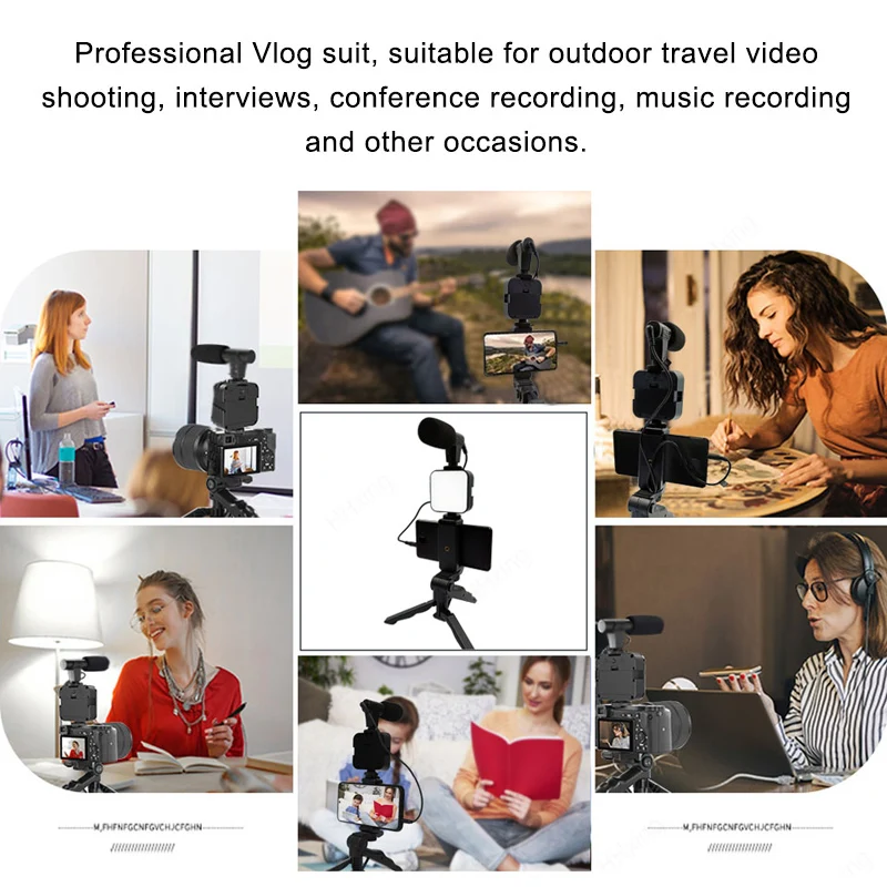 Smartphone Vlogging Kit With T - Iris Photography Led Lighting Pack ulasan dan harga