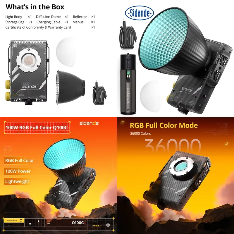 Brand For Sidande Q100C Q100Li - Photography Lighting Portable ulasan dan harga