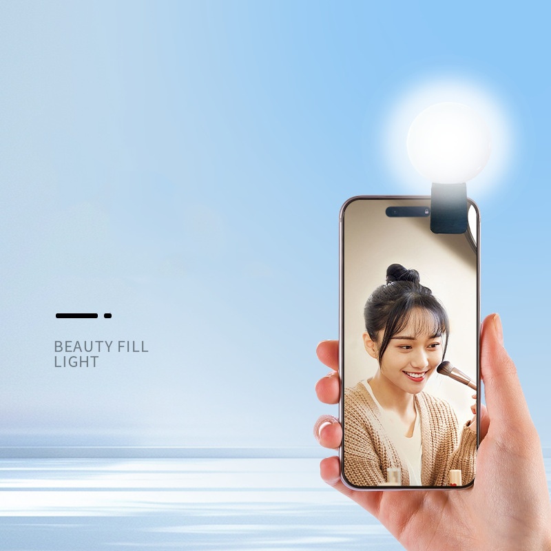 Mini Q Round Selfie Fill Light - Photography Lighting Portable ulasan dan harga