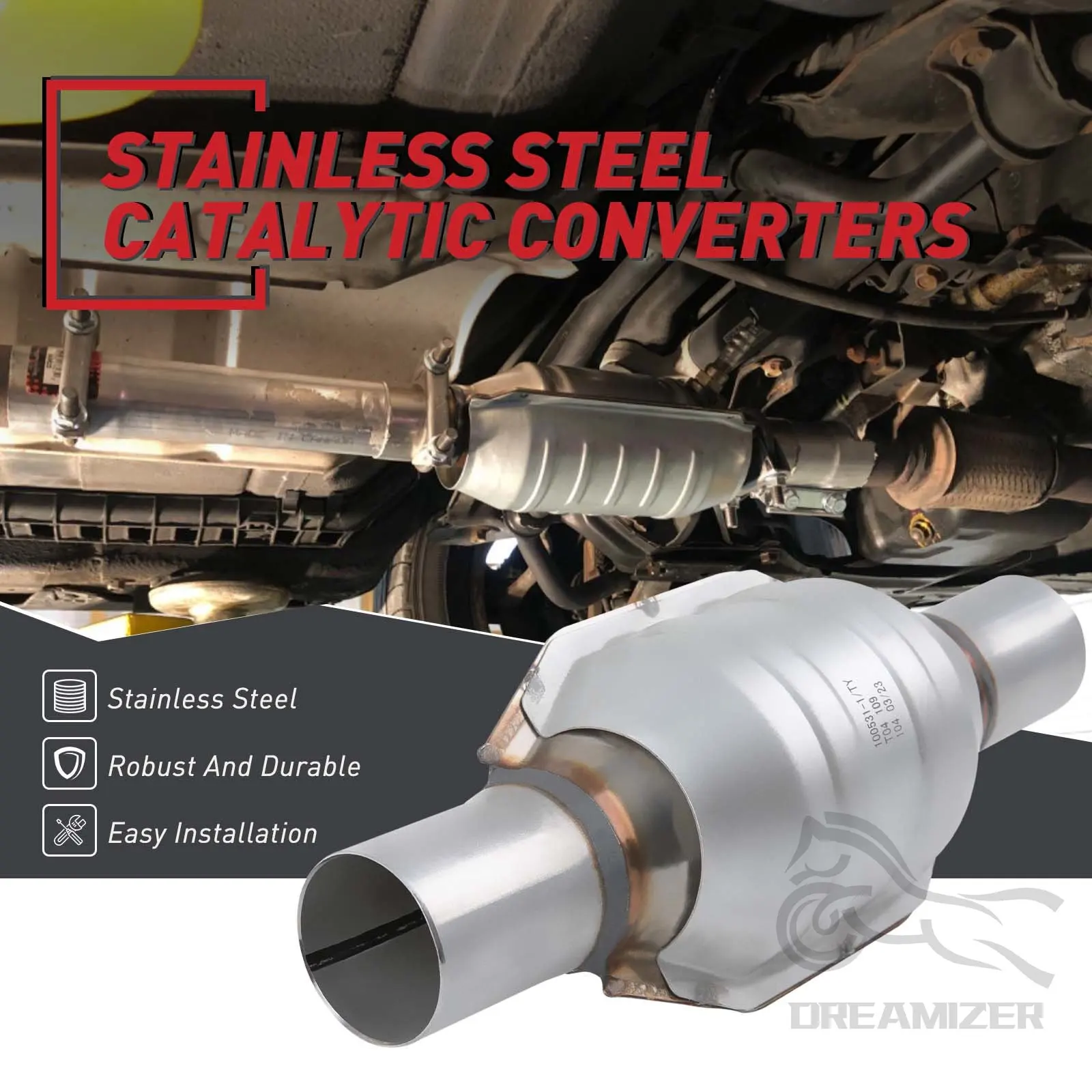 Three-Way Catalytic Converter  - Honeycomb Grid Filter ulasan dan harga