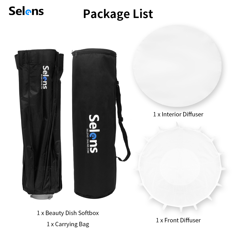 Selens 85cm Umbrella Radar Sof - Photography Lighting Umbrella ulasan dan harga