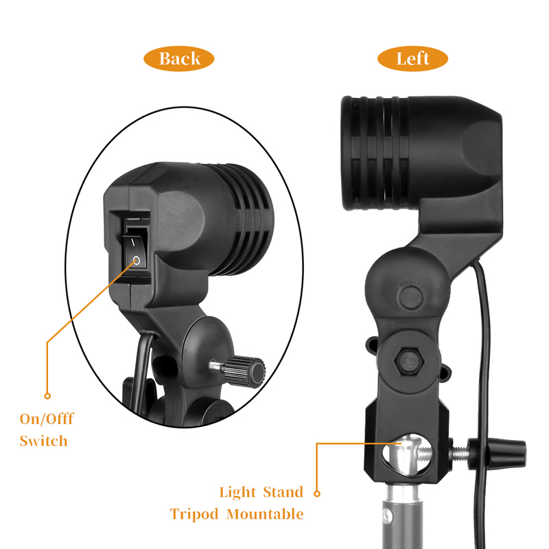 1.8m Cable Cord Light Bulb Sta - Photography Lighting Umbrella ulasan dan harga