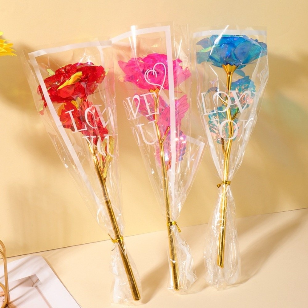 Glowing Gold Foil Rose Flower  - Photography Artificial Lighting ulasan dan harga