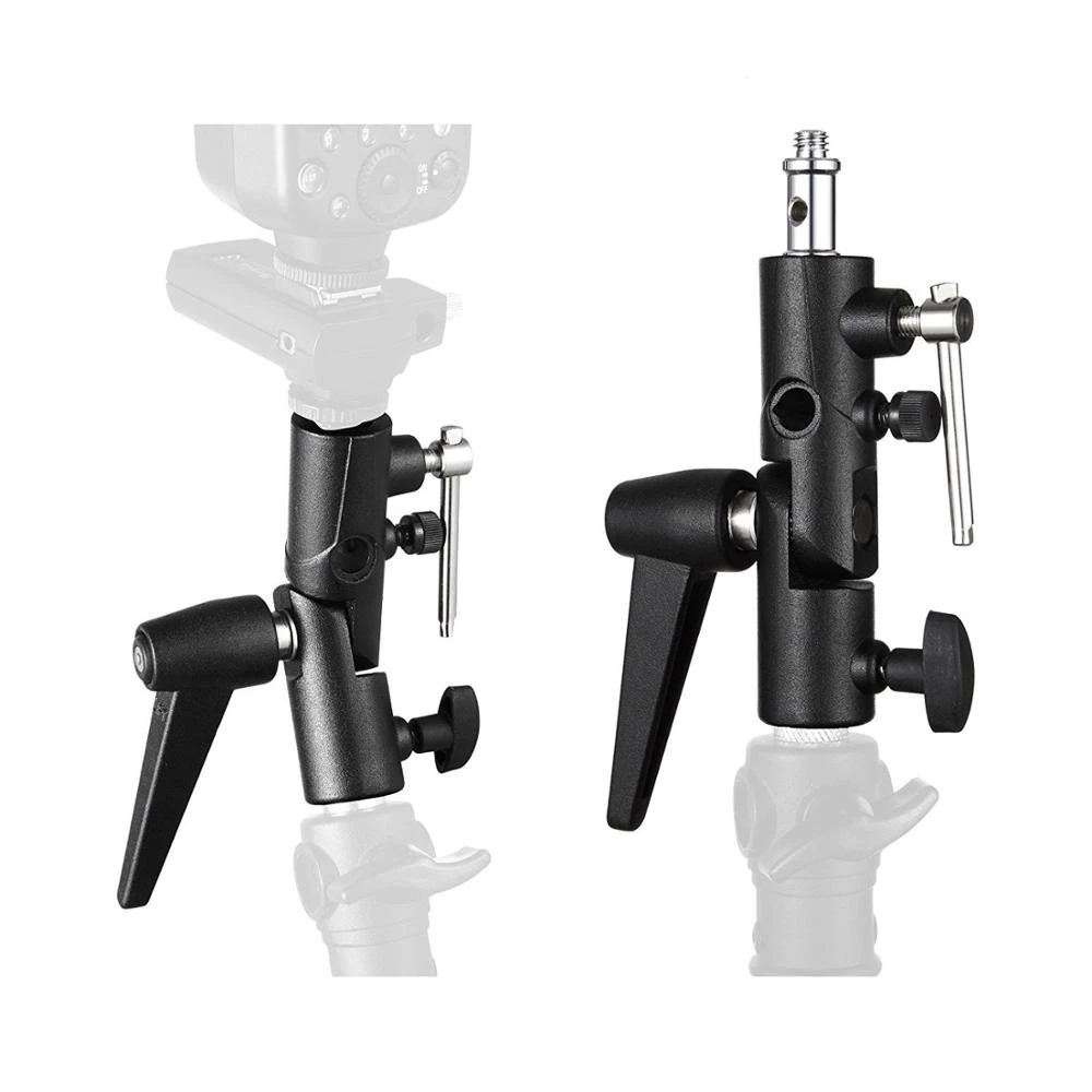 Flash Bracket Hot Shoe Umbrell - Photography Lighting Umbrella ulasan dan harga