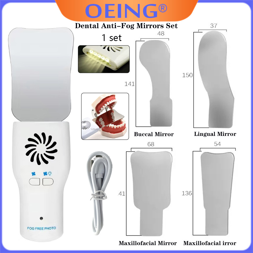 AG Dental Anti-Fog Mirrors Set - Photography Lighting Reflector ulasan dan harga
