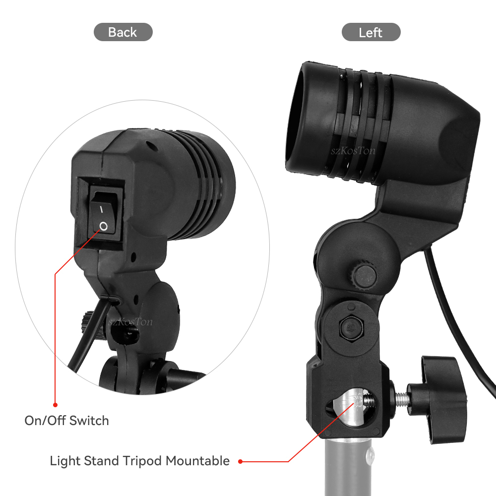 Single Head Bulb Holder E27 So - Photography Lighting Umbrella ulasan dan harga