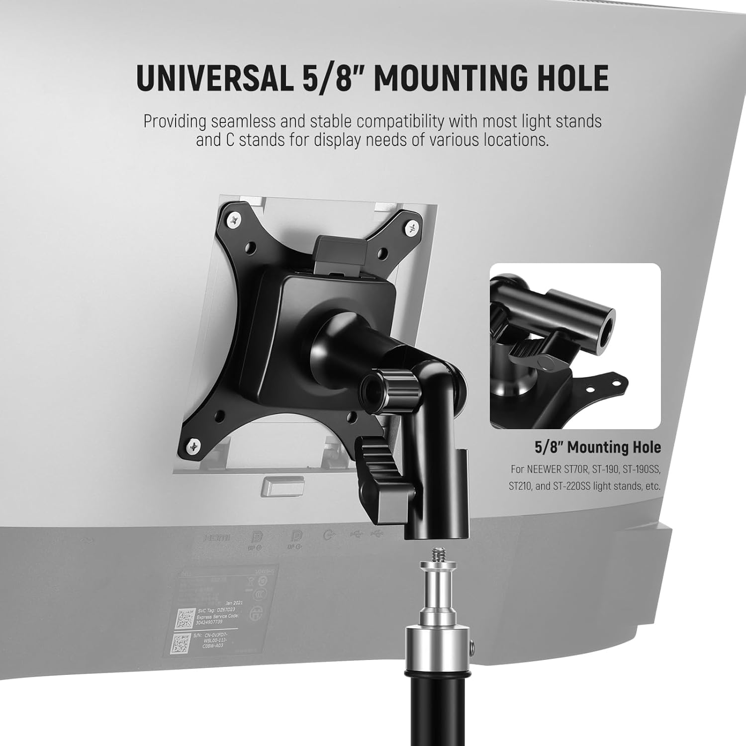 NEEWER Monitor Mount Adapter w - Iris Photography Led Lighting Pack ulasan dan harga