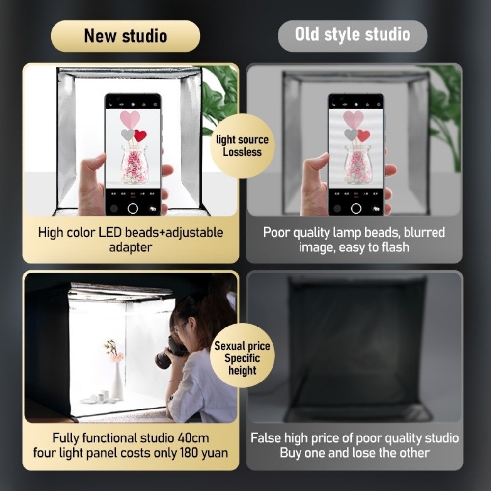 45/65cm LED Soft Light Box Min - Photography Lighting And Background ulasan dan harga