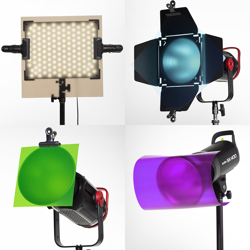 Color Gel Filter Film + Carryi - Photography Lighting Bag ulasan dan harga
