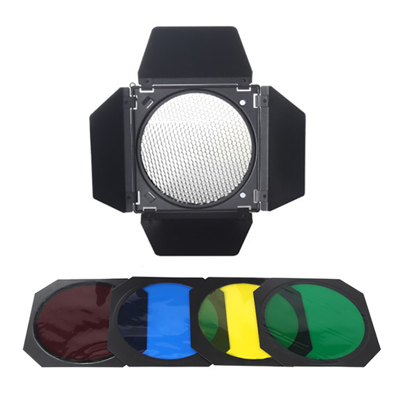 BD-04 Barn Door Barndoor Stand - Honeycomb Grid Filter ulasan dan harga