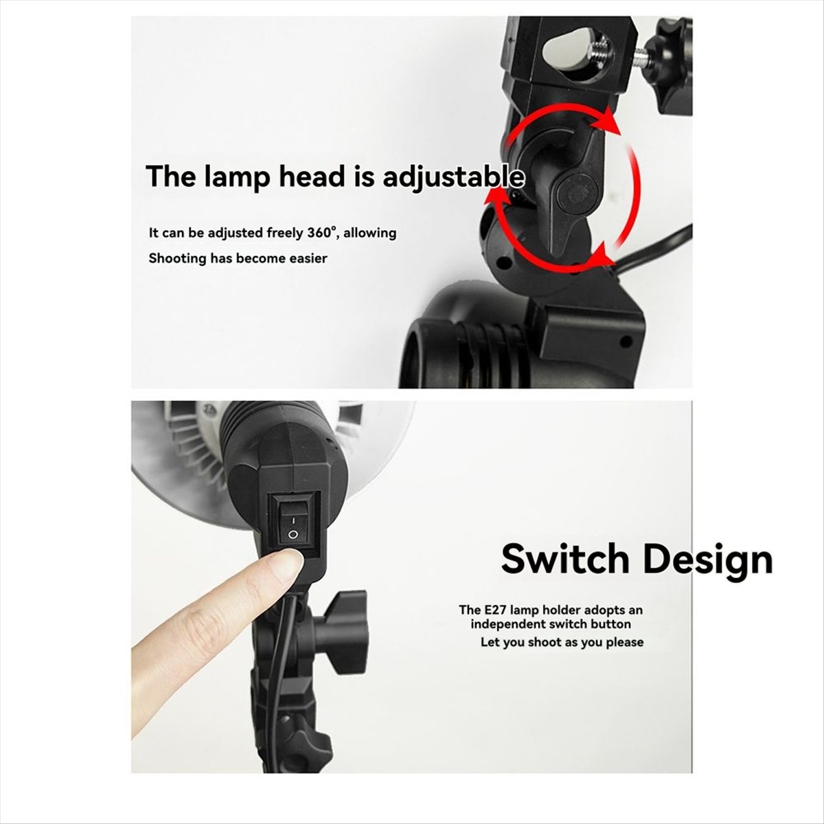 A40I 1.8m E27 Photography Ligh - Photography Lighting Umbrella ulasan dan harga