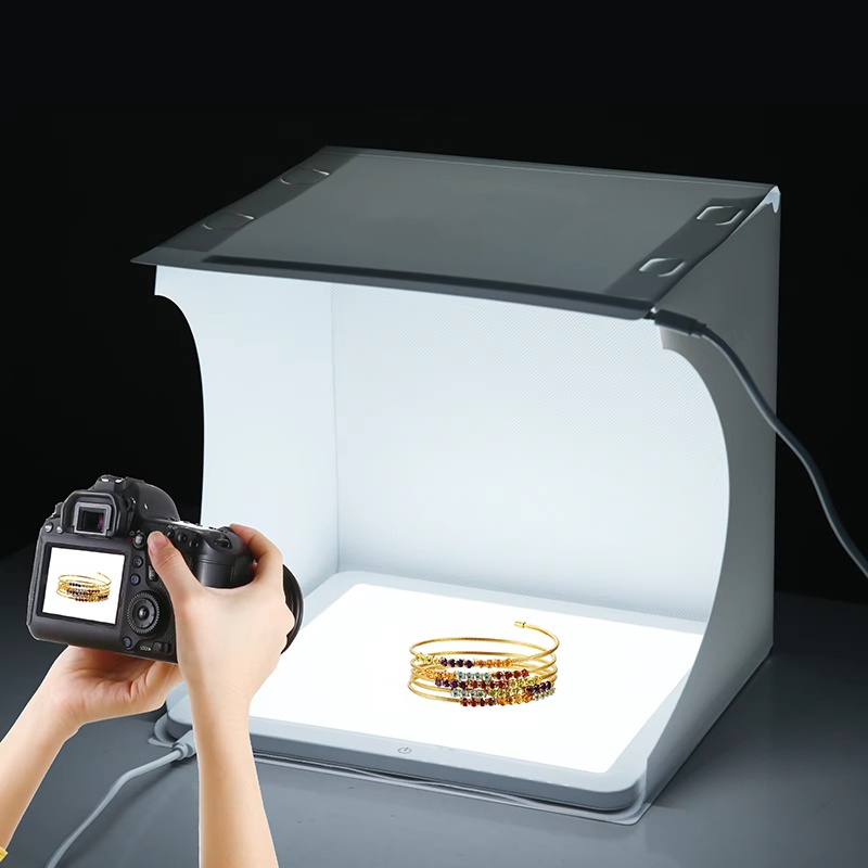 20cm Portable Photobox Photogr - Photography Lighting And Background ulasan dan harga