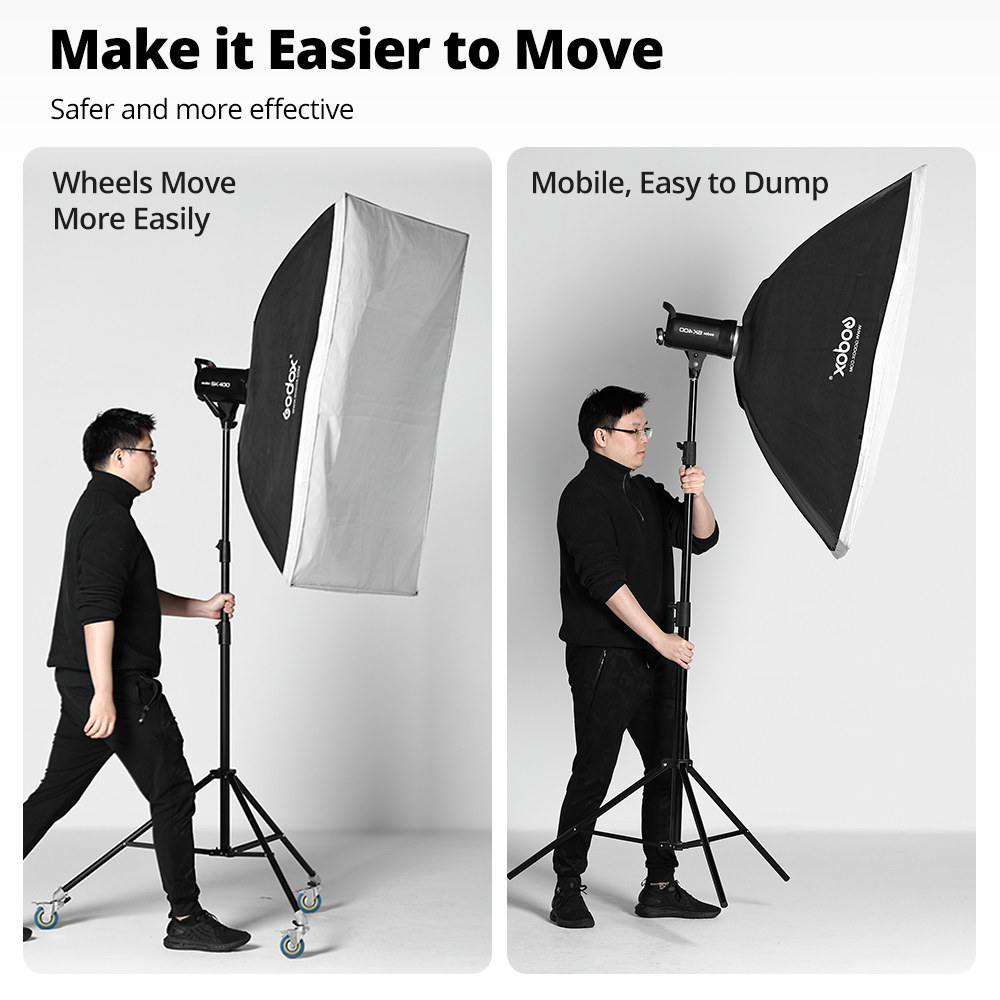 AMBITFUL 3Pcs C-Stand Swivel C - Photography Lighting Set ulasan dan harga