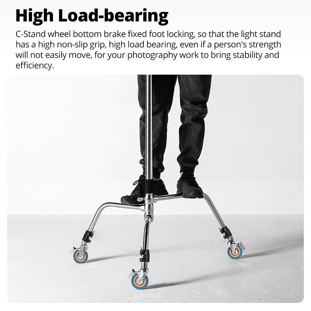 AMBITFUL 3Pcs C-Stand Swivel C - Photography Lighting Set ulasan dan harga