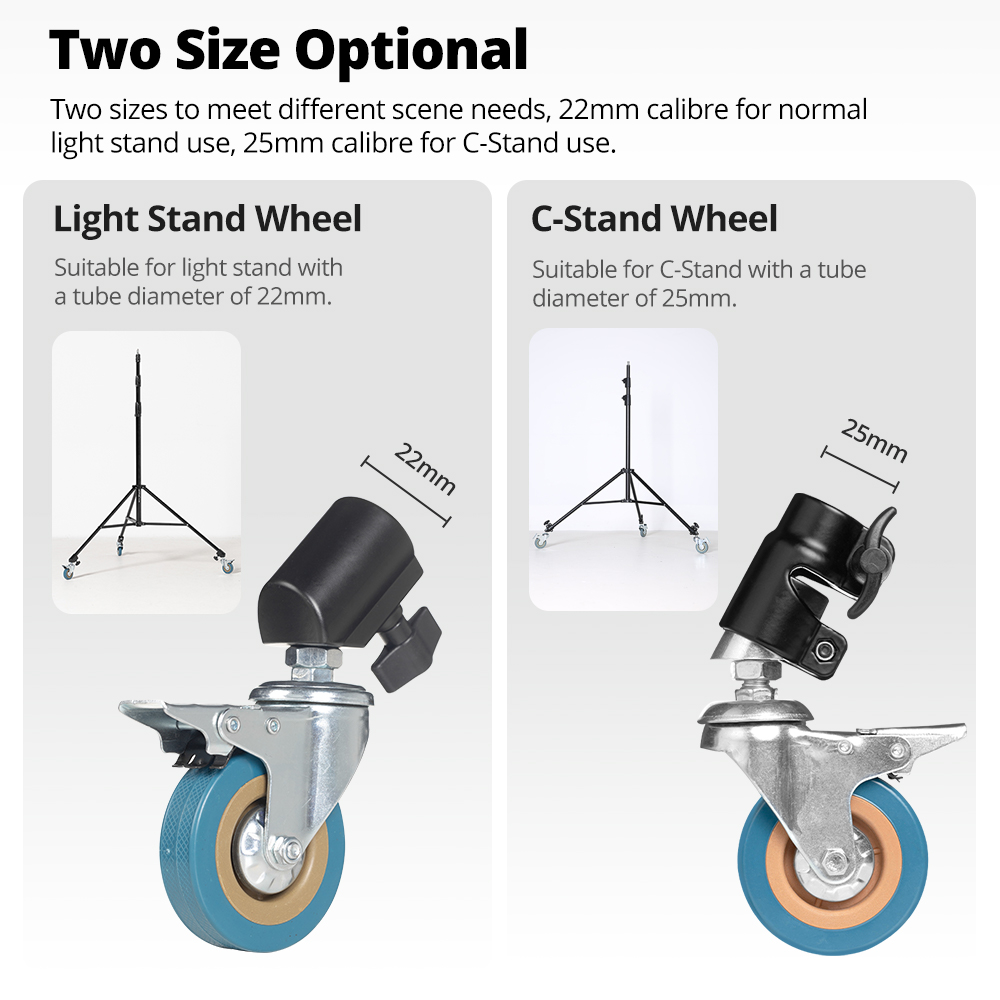 AMBITFUL 3Pcs C-Stand Swivel C - Photography Lighting Set ulasan dan harga