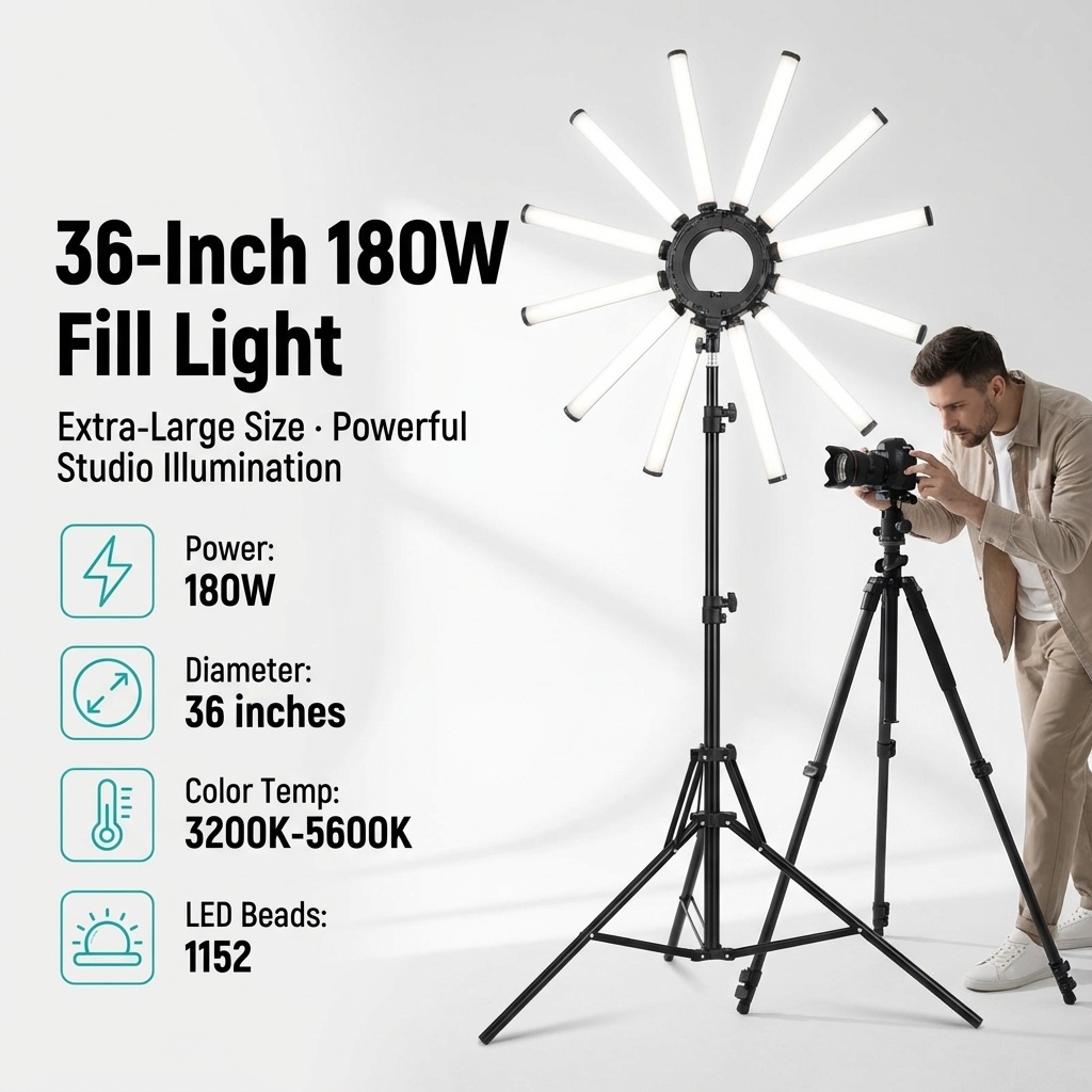 12 Arms Multi Tube Photography - Photography Lighting Kits ulasan dan harga