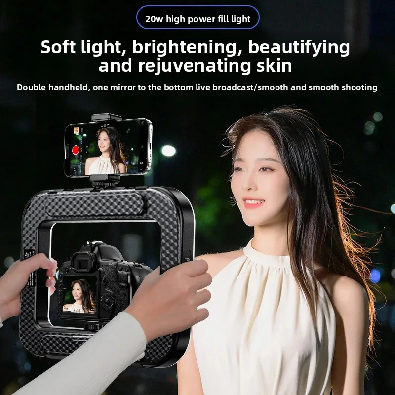 Portable Handheld Ring LED Lig - Photography Mobile Lighting ulasan dan harga