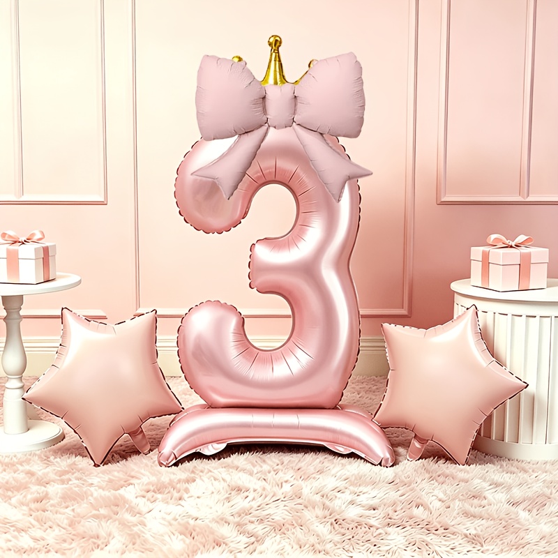 Light Luxury Pink 3D Balloons  - Photography Lighting Kits ulasan dan harga