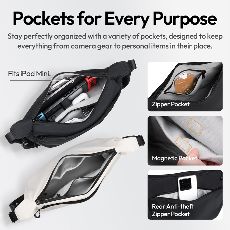 Ulanzi HMN1 Lunar Sling Bag Wh - Photography Lighting Equipment Bags ulasan dan harga