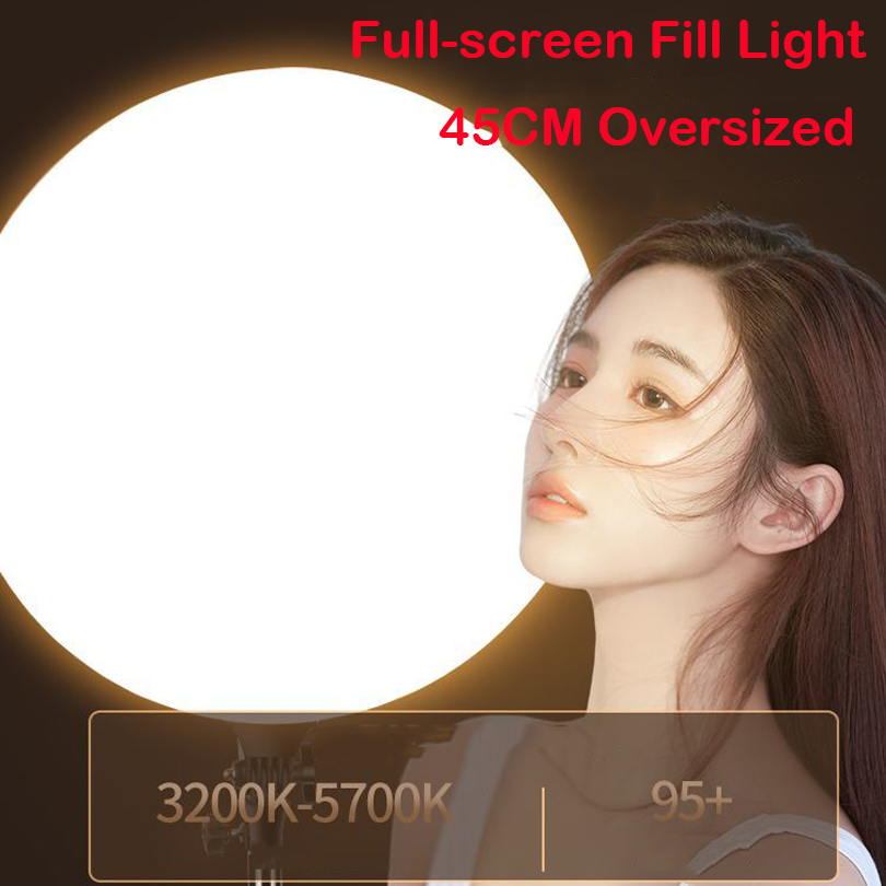 45CM Large Size LED Video Ligh - Iris Photography Led Lighting Pack ulasan dan harga